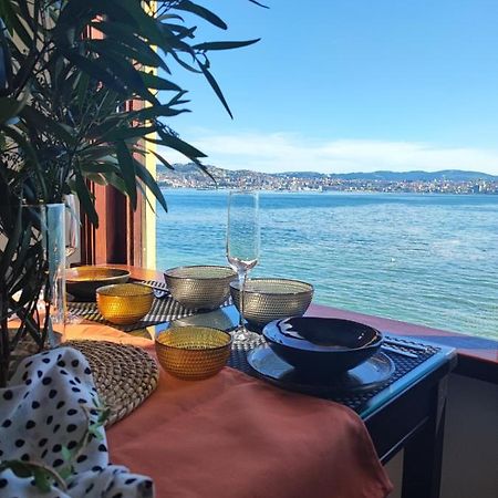 Ferienwohnung Mirador Do Mar, Encima De La Playa Moaña Exterior foto