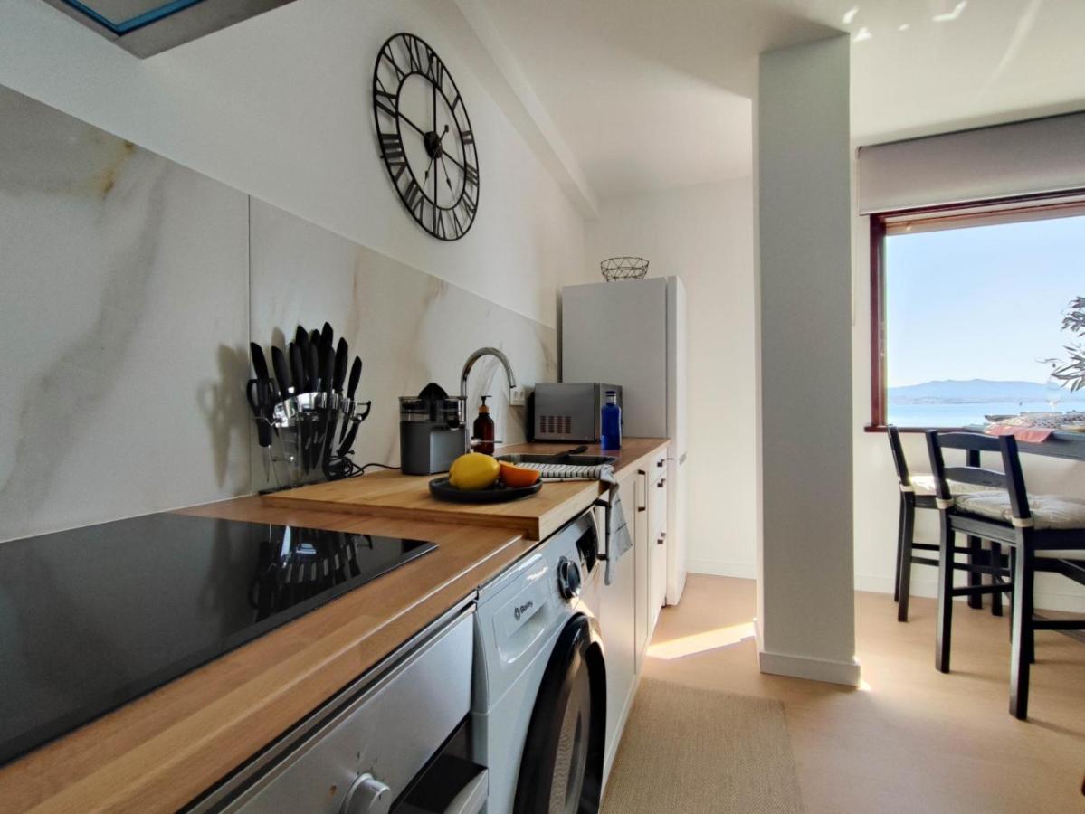 Ferienwohnung Mirador Do Mar, Encima De La Playa Moaña Exterior foto