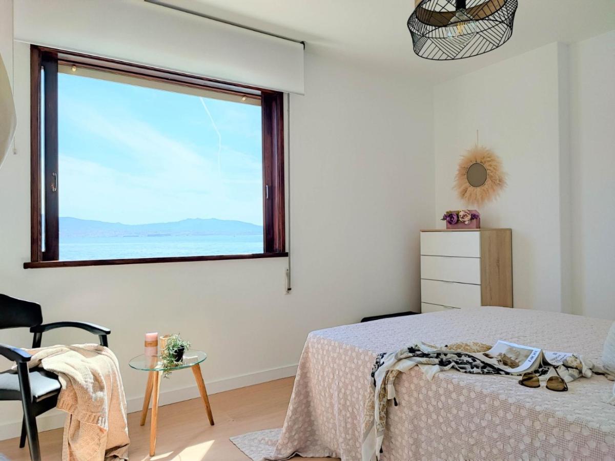 Ferienwohnung Mirador Do Mar, Encima De La Playa Moaña Exterior foto