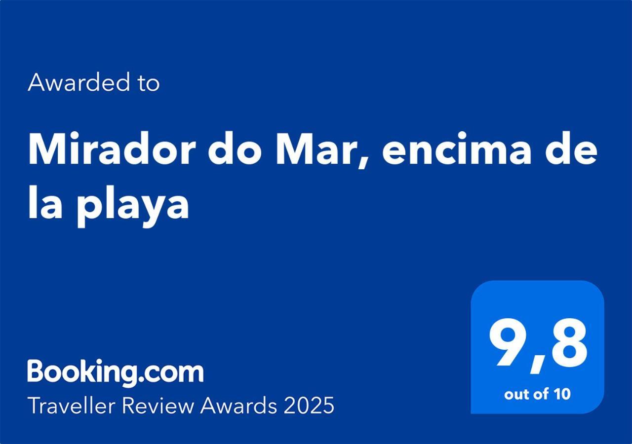 Ferienwohnung Mirador Do Mar, Encima De La Playa Moaña Exterior foto